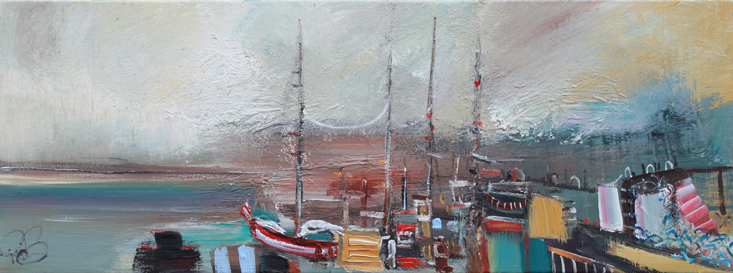 'Winter at Port' by artist Rosanne Barr